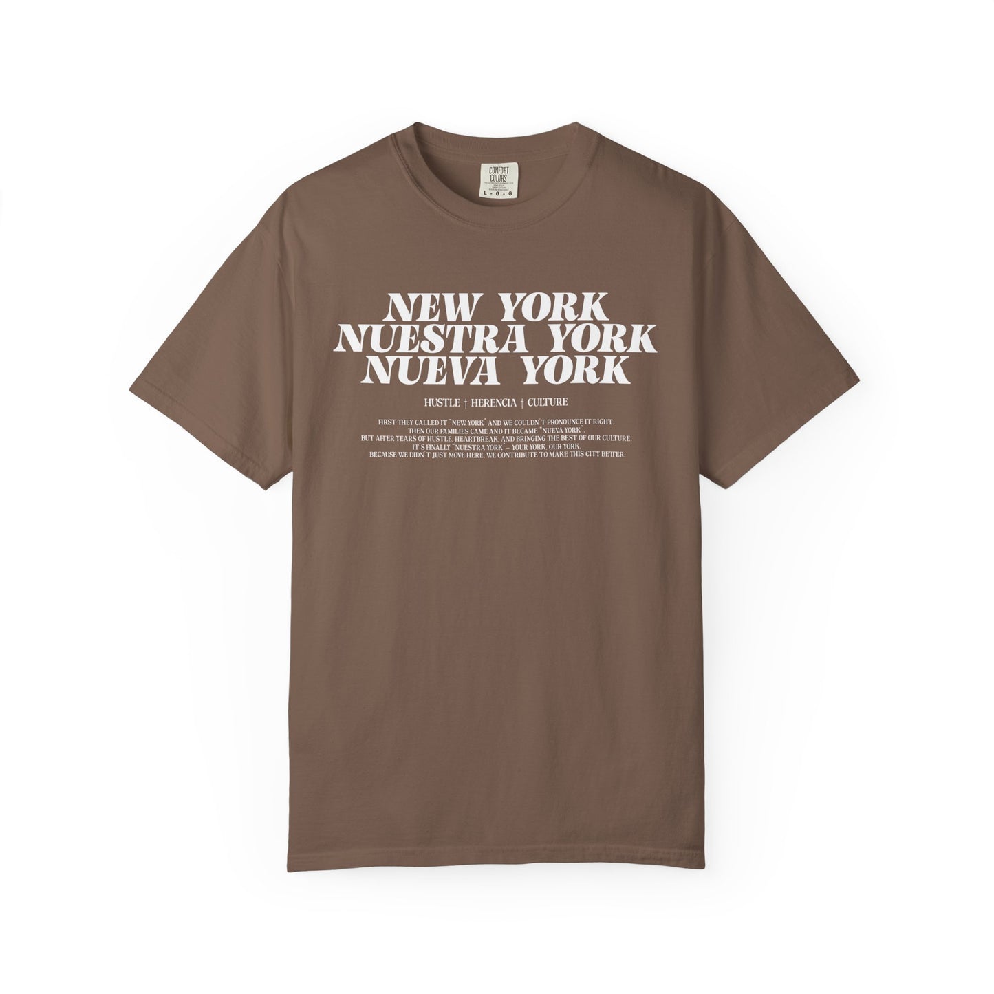 Nuestra York Immigrant Declaration - Earthy Brown