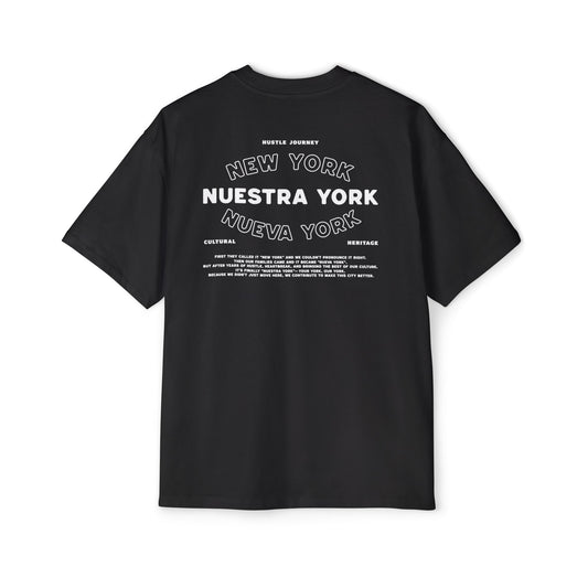 Nuestra York Heritage Statement Bold - Premium Oversized Tee
