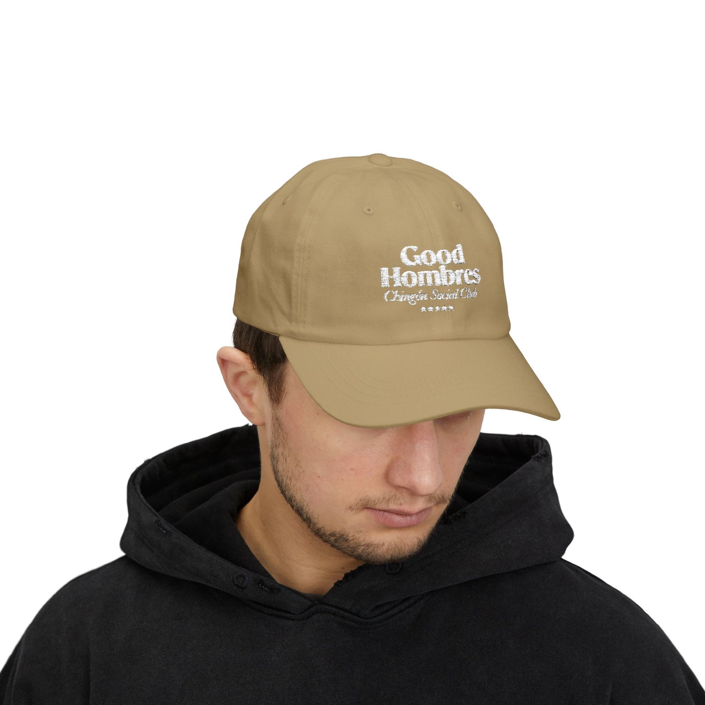 Good Hombres Chingón Social Club - Khaki Classic Dad Cap