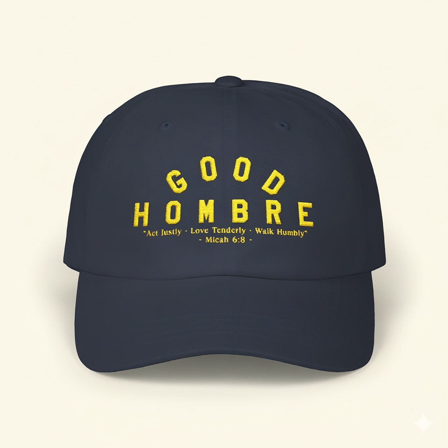 Good Hombre Navy Wisdom - Dad Cap