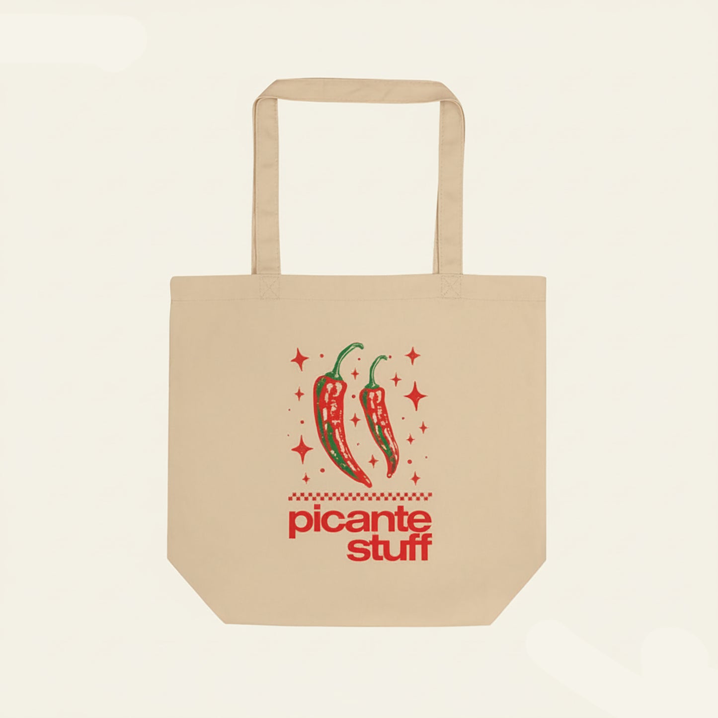 Picante Stuff - Natural Chile Market Tote - Organic