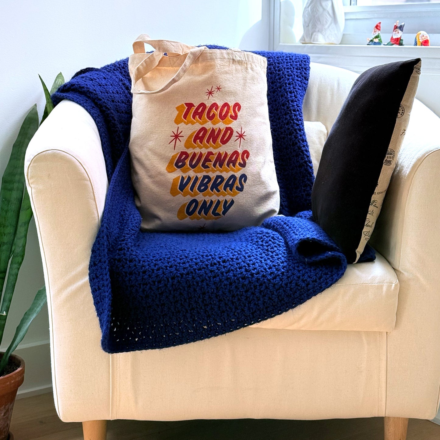 Tacos & Buenas Vibras Only - Taqueria Style Tote