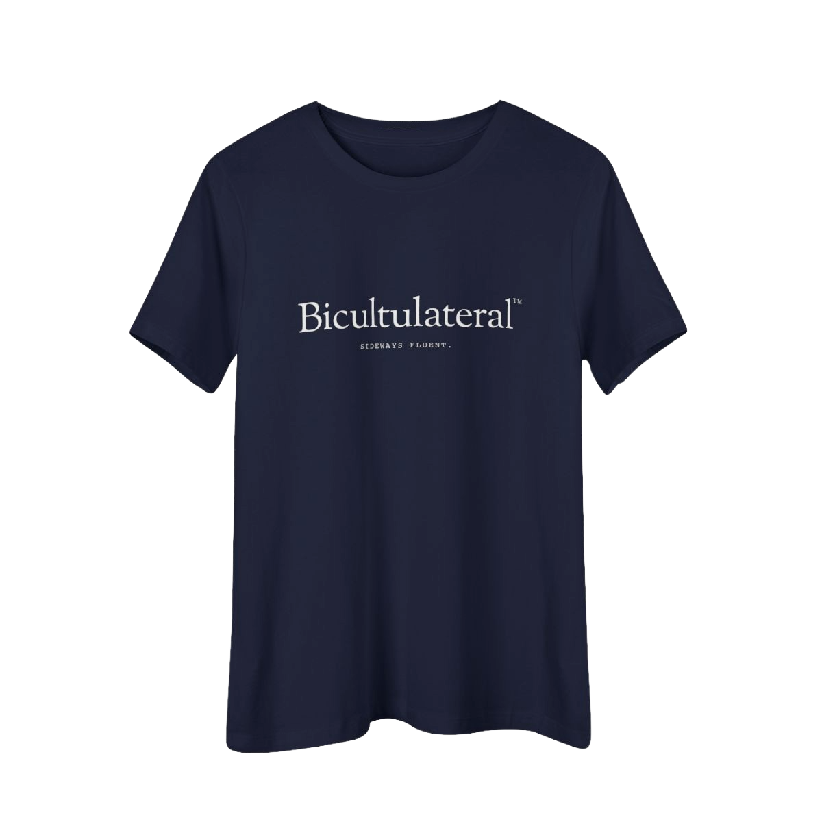 Bicultulateral™ Women's Tee, Navy