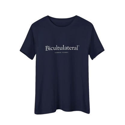 Bicultulateral™ Women's Tee, Navy