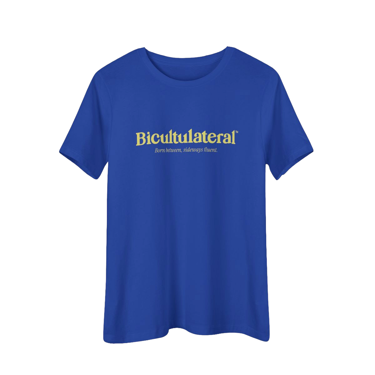 Bicultulateral™ Women's Tee, Royal Blue