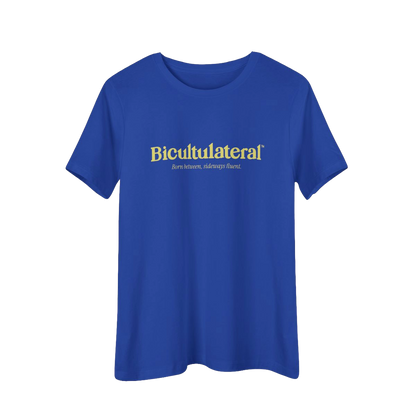 Bicultulateral™ Women's Tee, Royal Blue