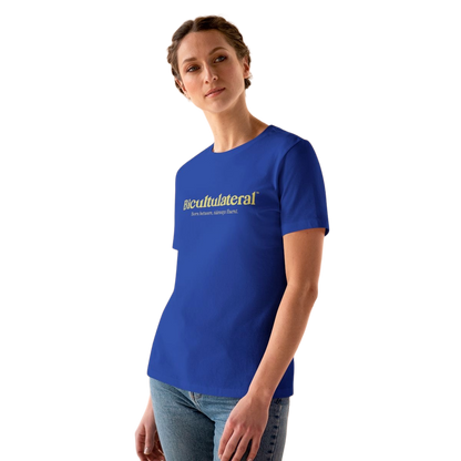 Bicultulateral™ Women's Tee, Royal Blue
