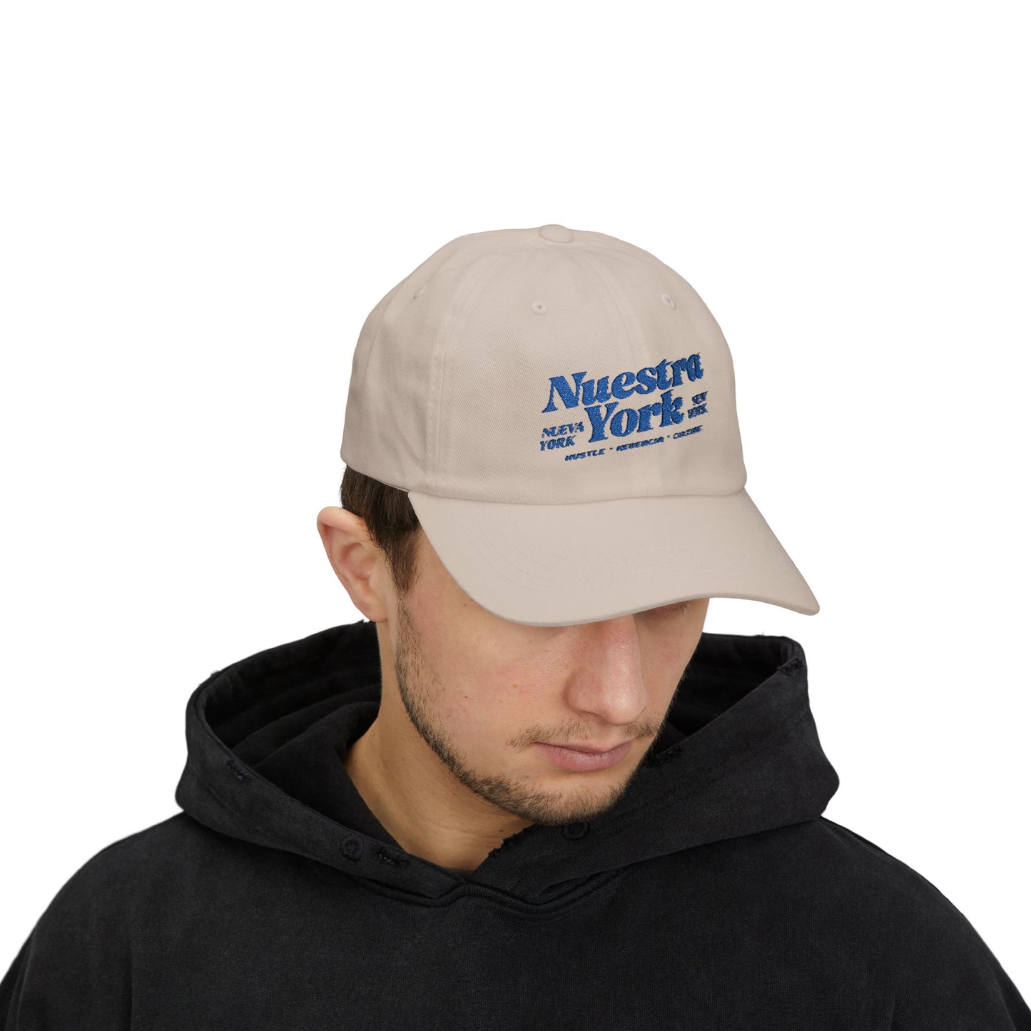 Nuestra York – Cultura Herencia Hustle - Stone Canvas Dad Cap