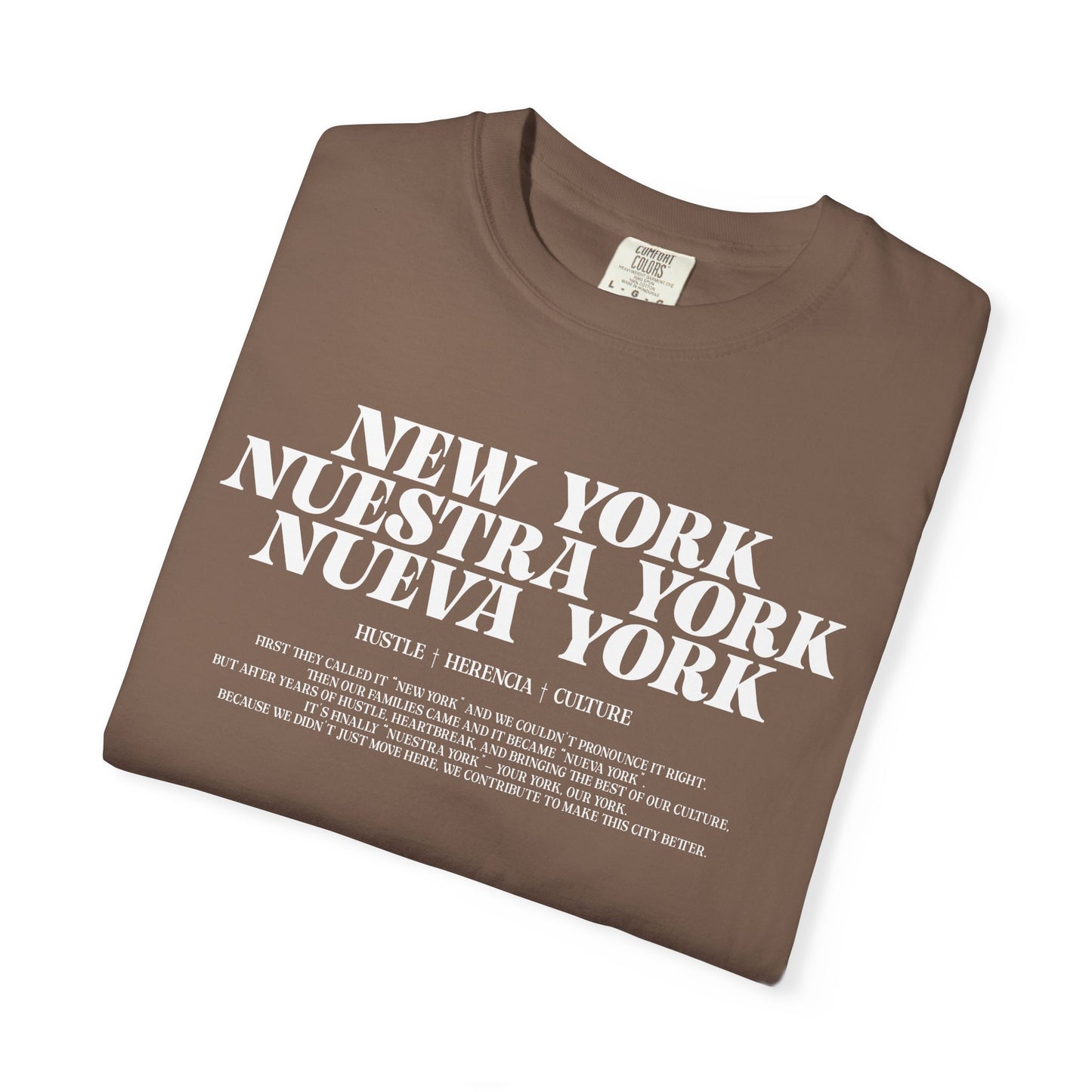 Nuestra York Immigrant Declaration - Earthy Brown