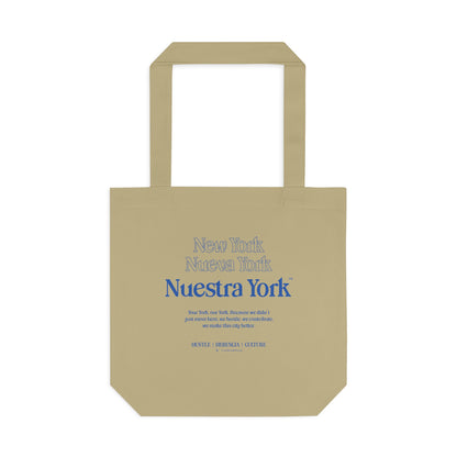 Nuestra York™ Philosophy Cotton Tote Bag, Khaki