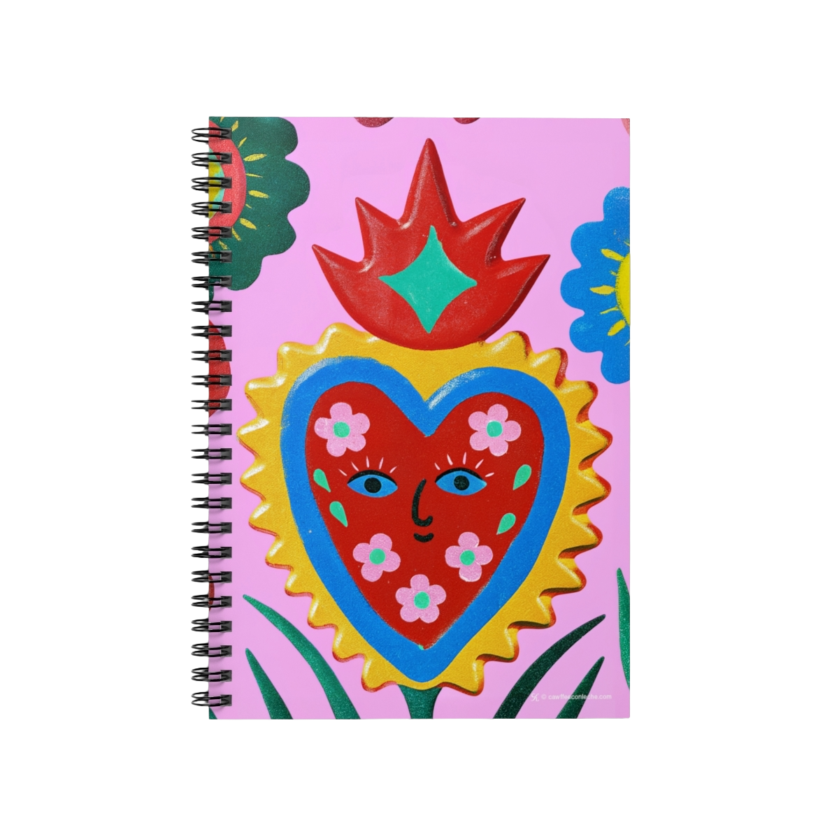 Love de Corazón - Joyful Sacred Heart Notebook
