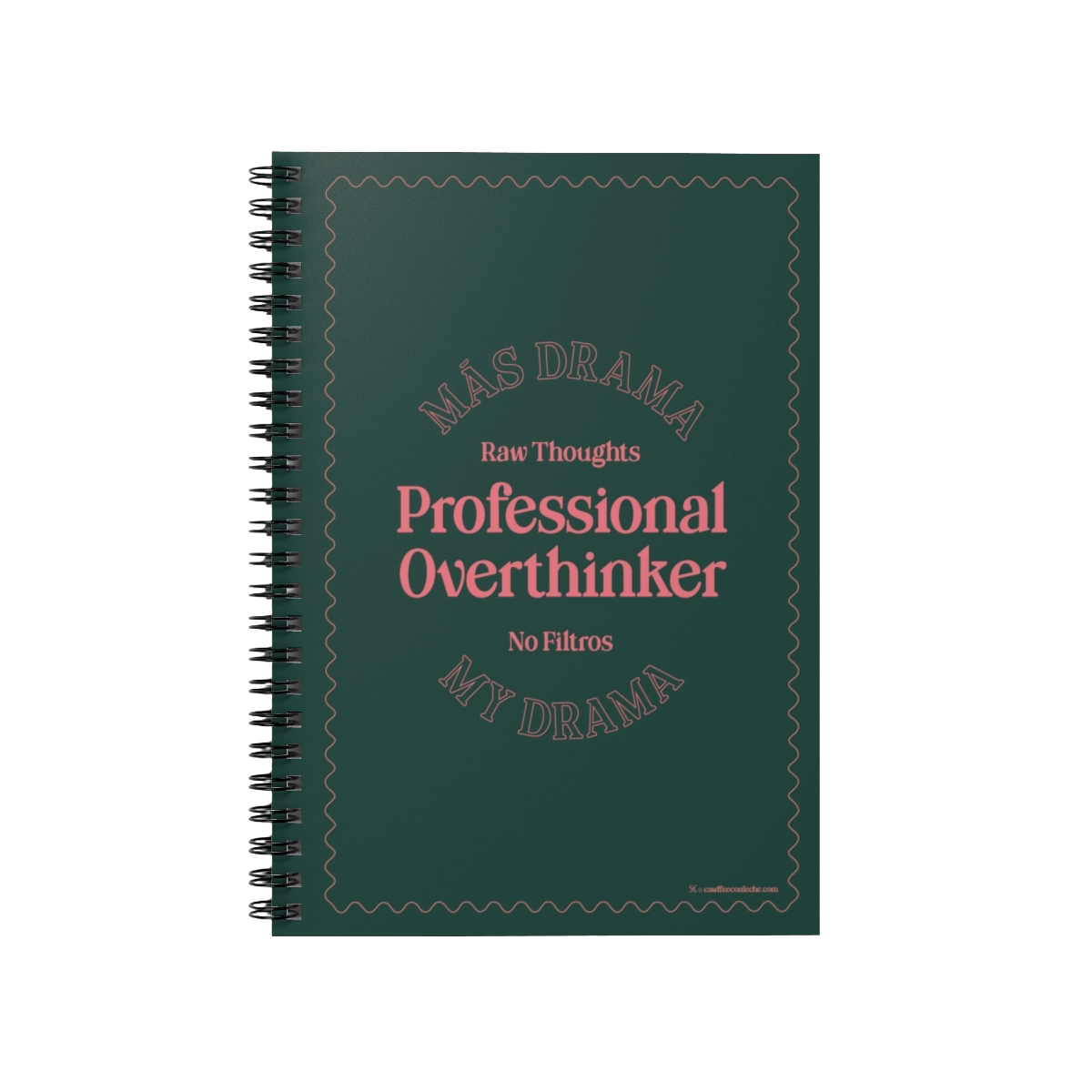 Professional Overthinker Notebook, Green
