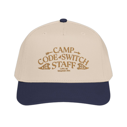 Camp Code-Switch Staff Cap, Natural and Navy