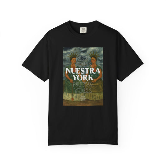 Nuestra York Tee Frida Inspired - Deep black