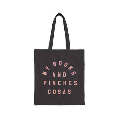 My Books and Pinches Cosas -  Black Canvas Bag