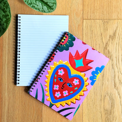 Love de Corazón - Joyful Sacred Heart Notebook