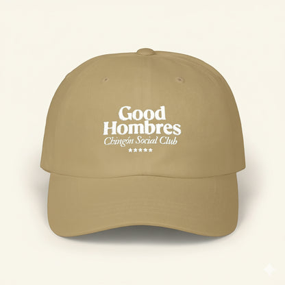 Good Hombres Chingón Social Club -  Khaki Classic Dad Cap