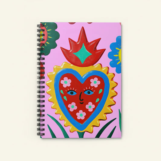 Love de Corazón - Joyful Sacred Heart Notebook