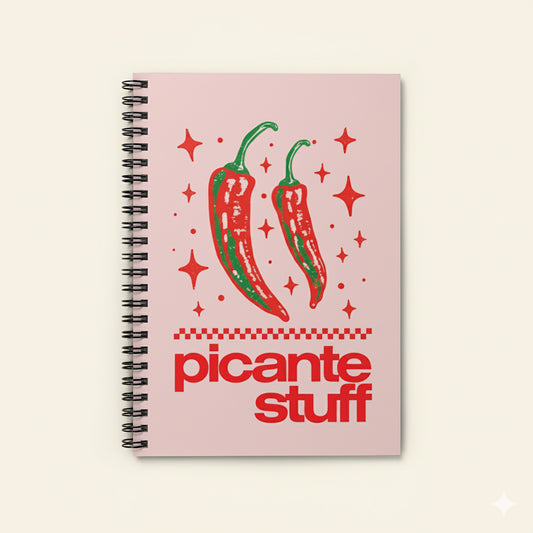Picante Stuff Notebook - Spicy Thoughts Journal