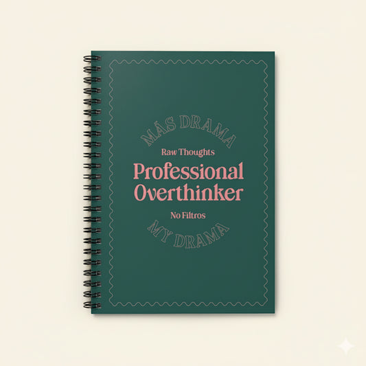 Professional Overthinker Notebook