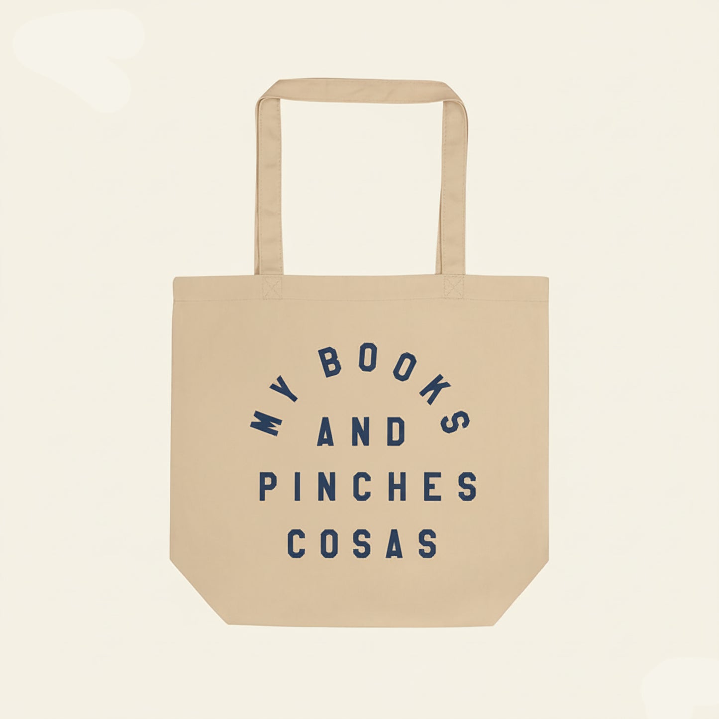 My Books and Pinches Cosas - Book Lover Natural Tote - Organic