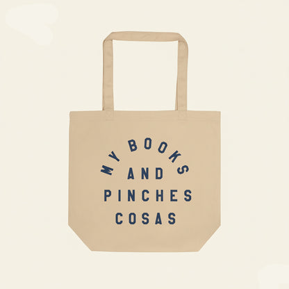 My Books and Pinches Cosas - Book Lover Natural Tote - Organic