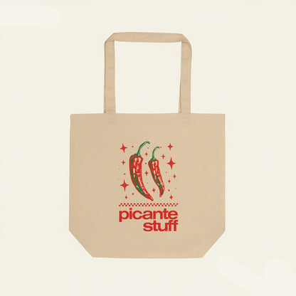 Picante Stuff - Natural Chile Market Tote - Organic