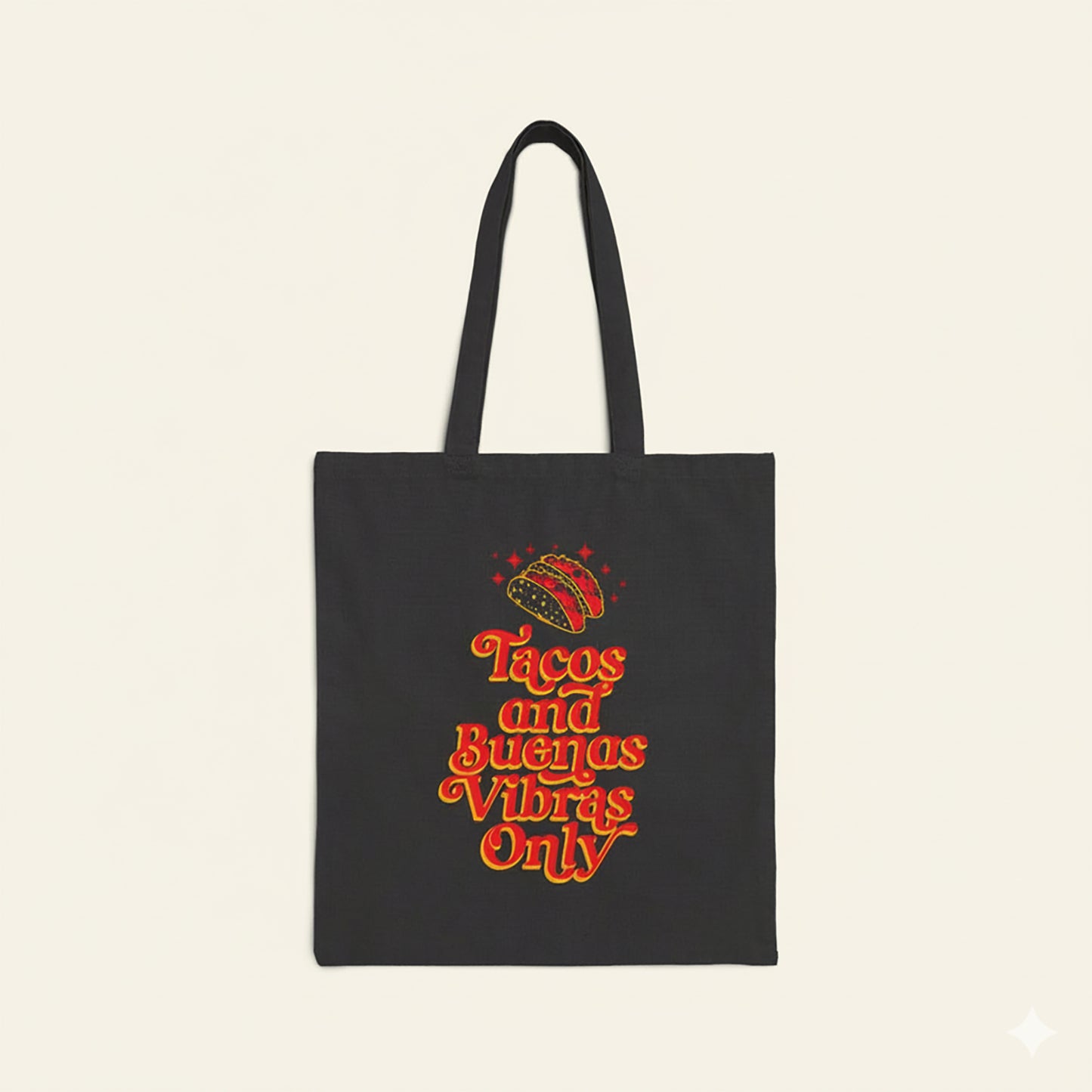 Tacos & Buenas Vibras Only - Retro Diner Tote