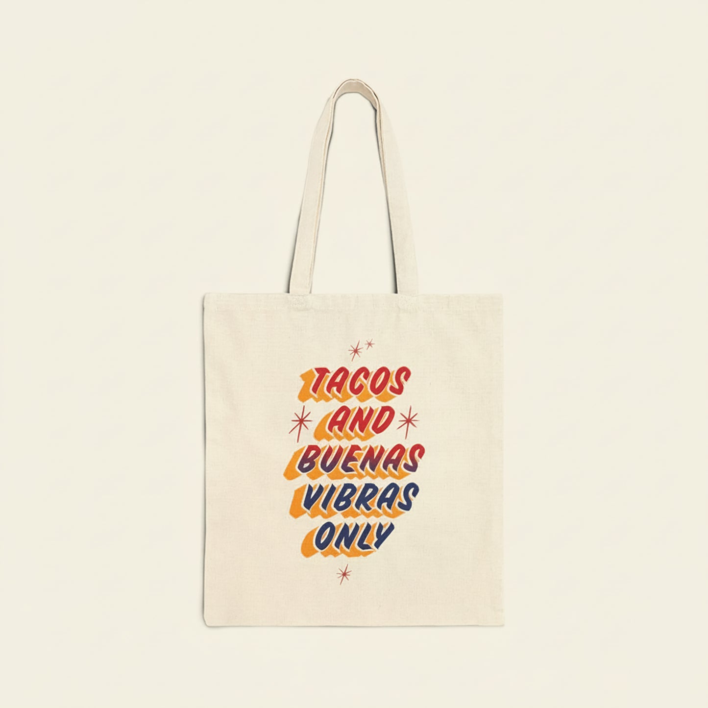 Tacos & Buenas Vibras Only - Taqueria Style Tote