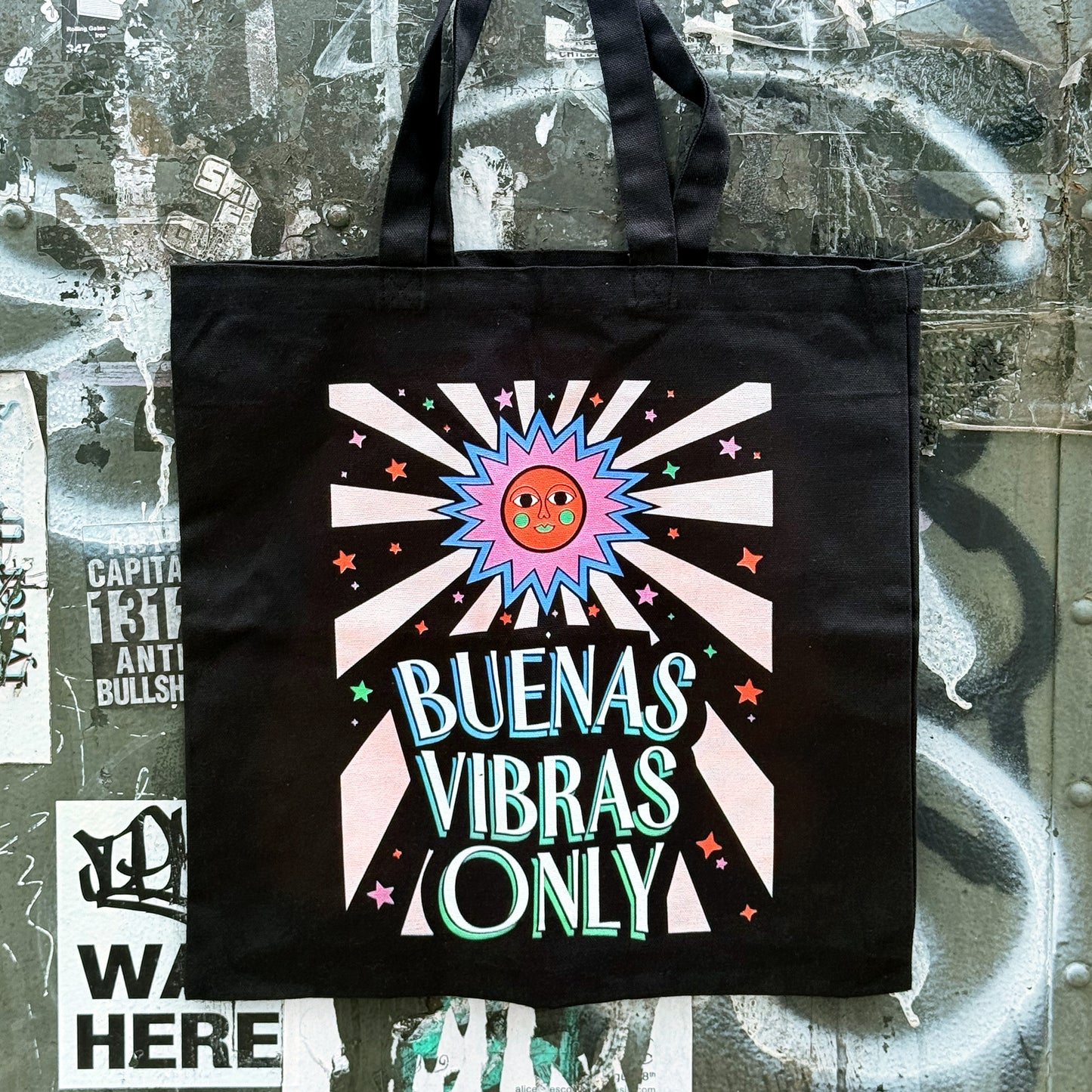 Buenas Vibras Only - Sol Power Tote