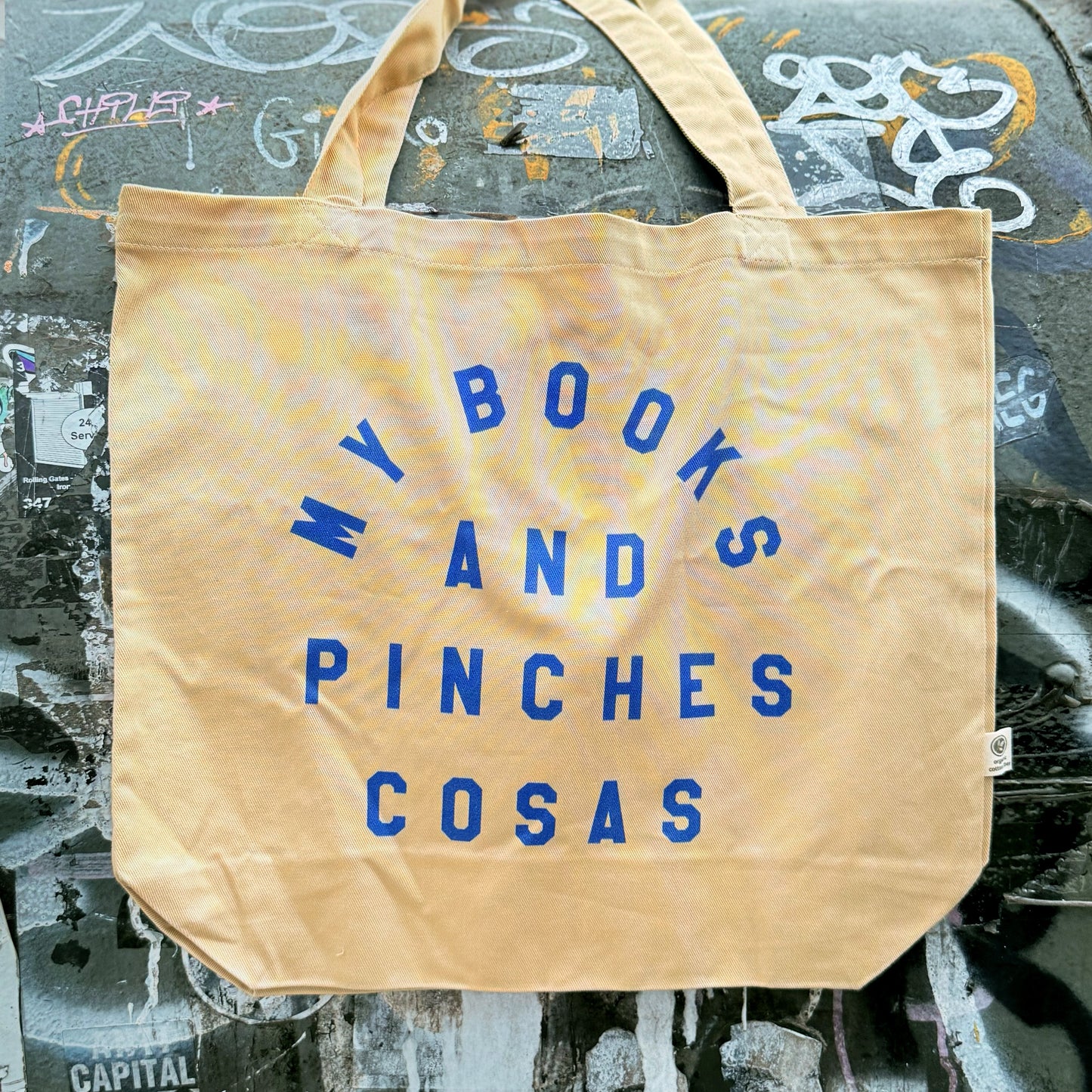 My Books and Pinches Cosas - Book Lover Natural Tote - Organic