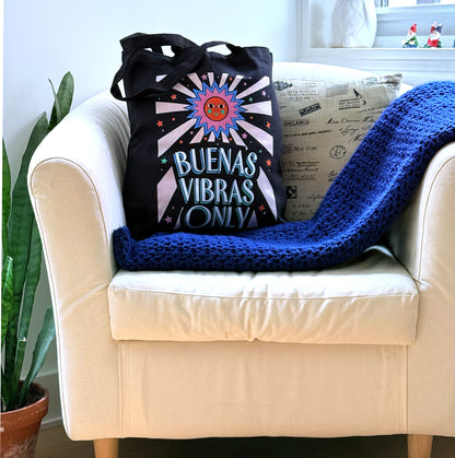 Buenas Vibras Only - Sol Power Tote