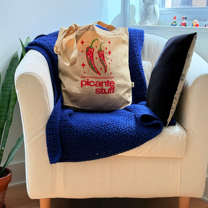 Picante Stuff - Natural Chile Market Tote - Organic